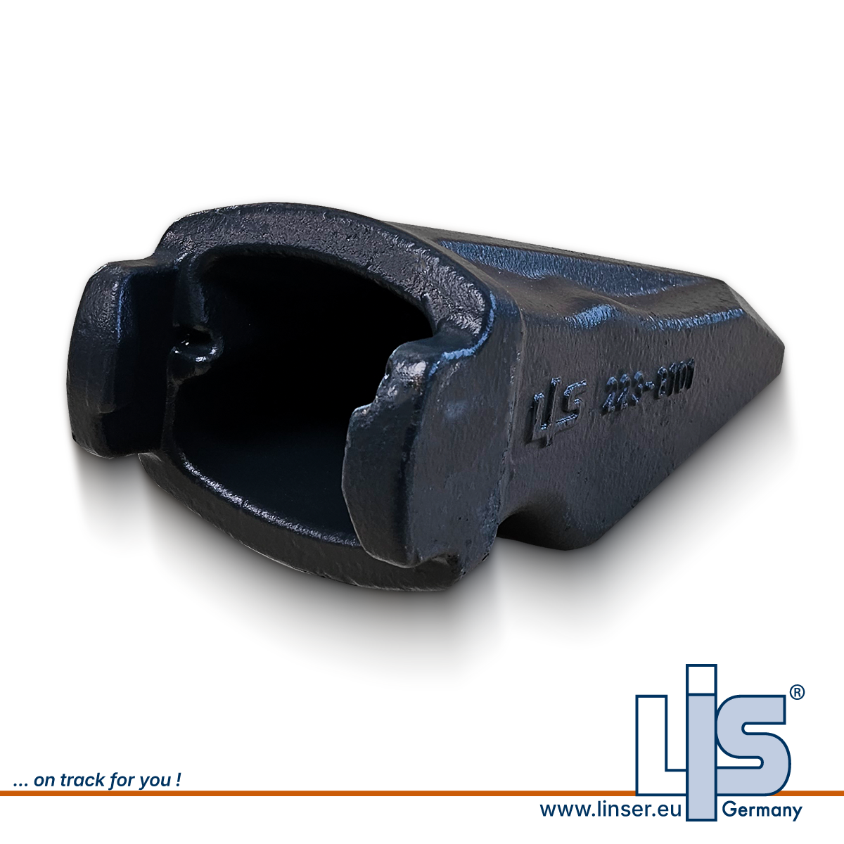 LIS Baggerzahn K100 2238101, Seitlich von hinten für CAT K-System.