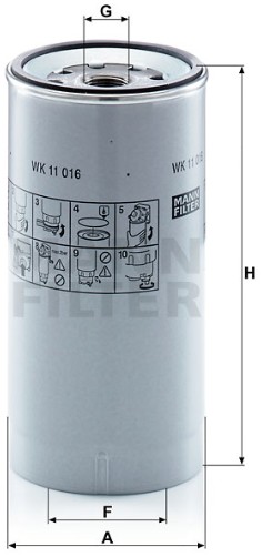 MANN-FILTER WK11016z fuel filter