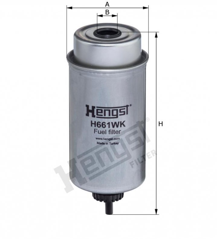 HENGST FILTER H661WK Kraftstofffilterelement
