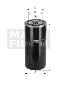 MANN-FILTER WD920 Ölfilter SpinOn