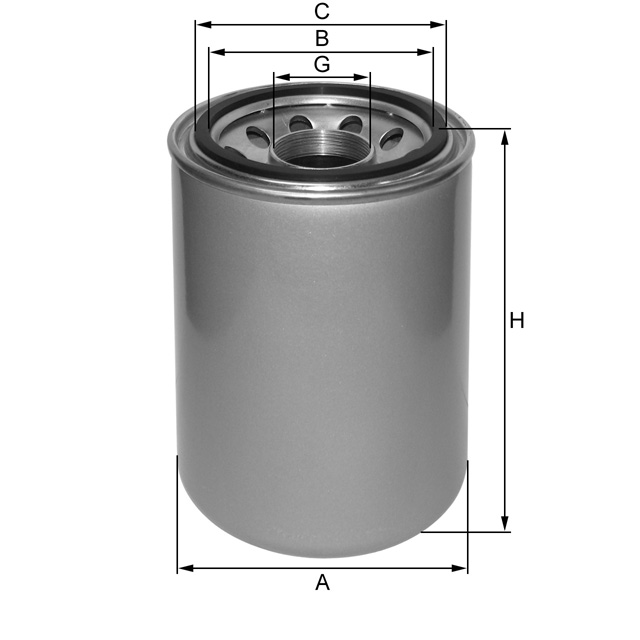 Fil Filter ZP3231MG oil filter spin-on