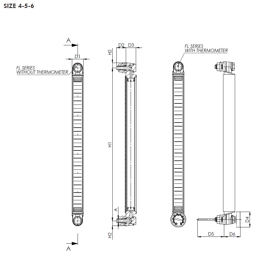 FL50M12 Oil level indicator