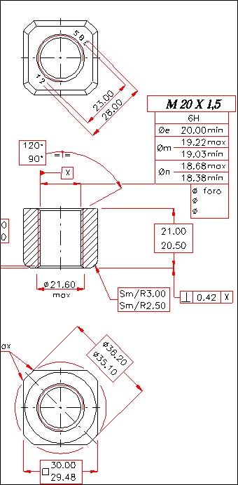 TRACK NUT M20