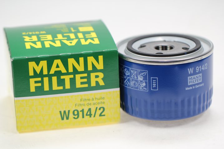 MANN-FILTER W914/2 Ölfilter SpinOn