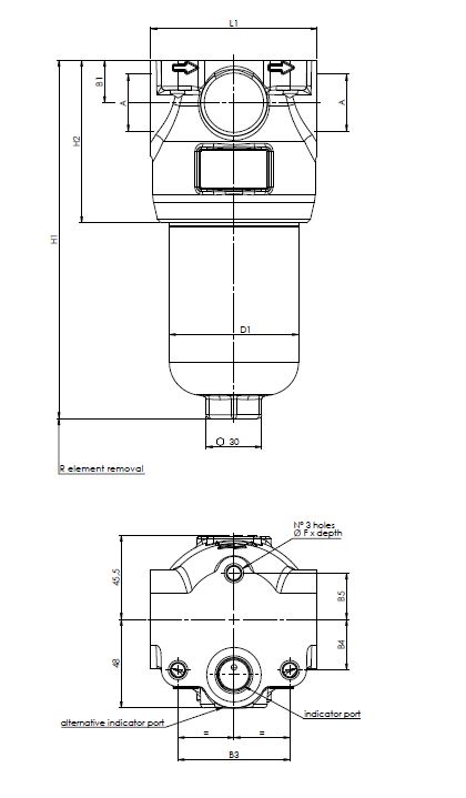 FILTREC FH320D121G10ABB5DS000S0 Leitungsfilter (Druckfilter)