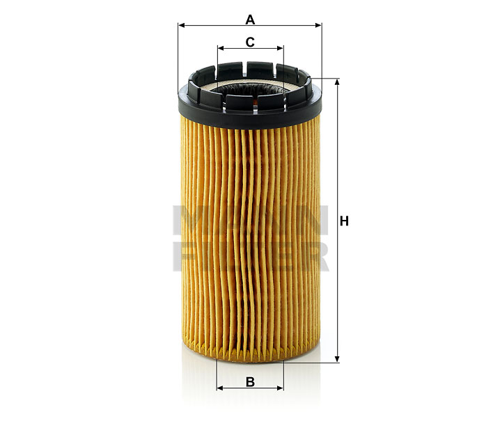 MANN-FILTER HU718x Ölfilterelement, metallfrei