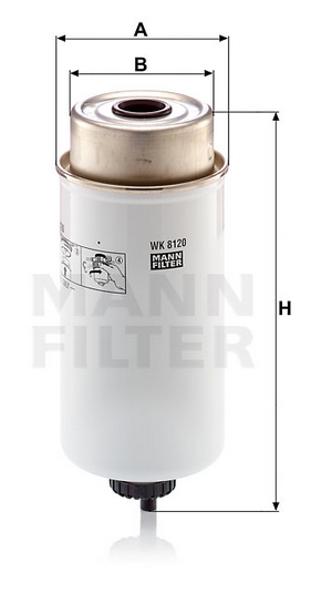 WK8120 Kraftstofffilter SpinOn