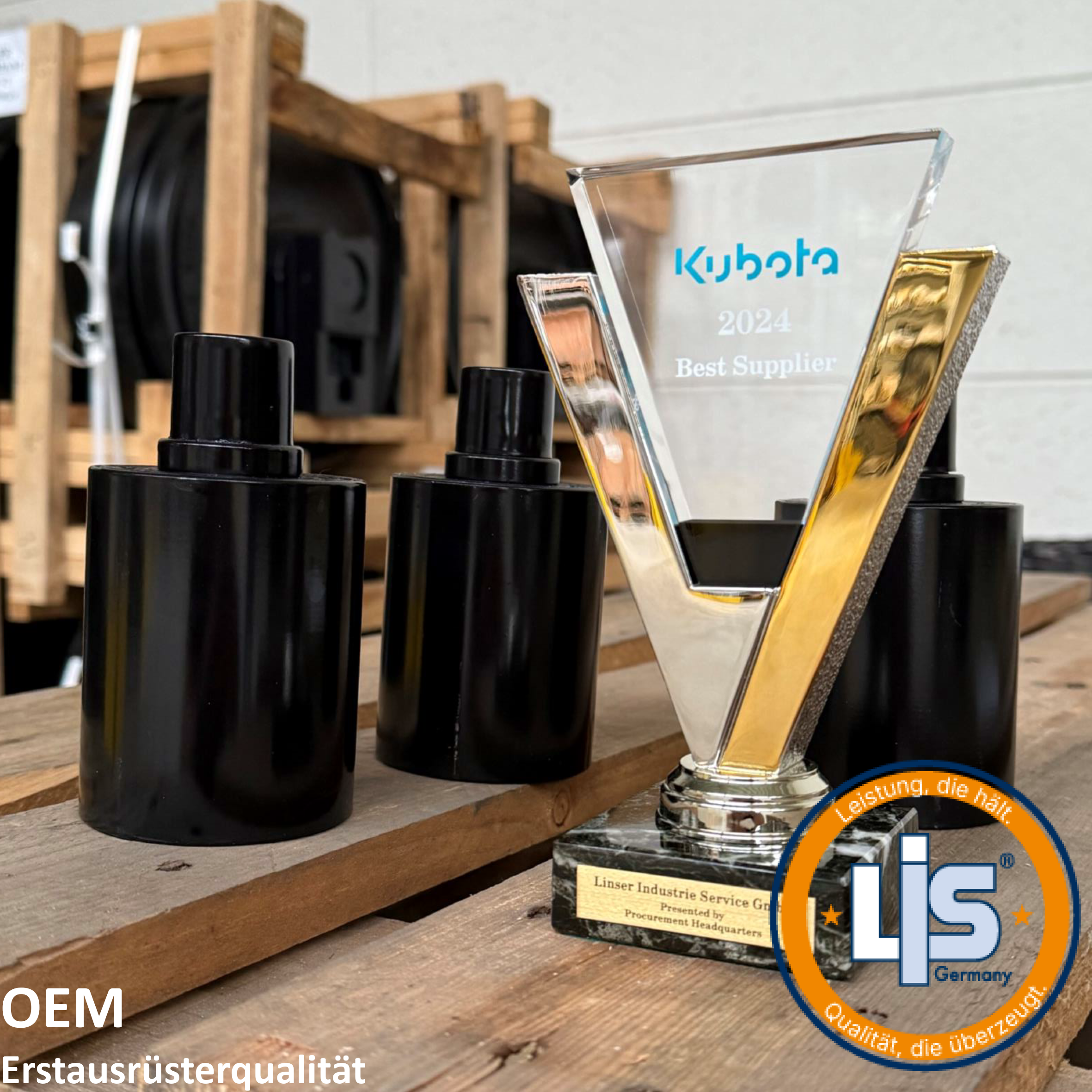 LIS erhält „Best Supplier 2024“ Award von Kubota