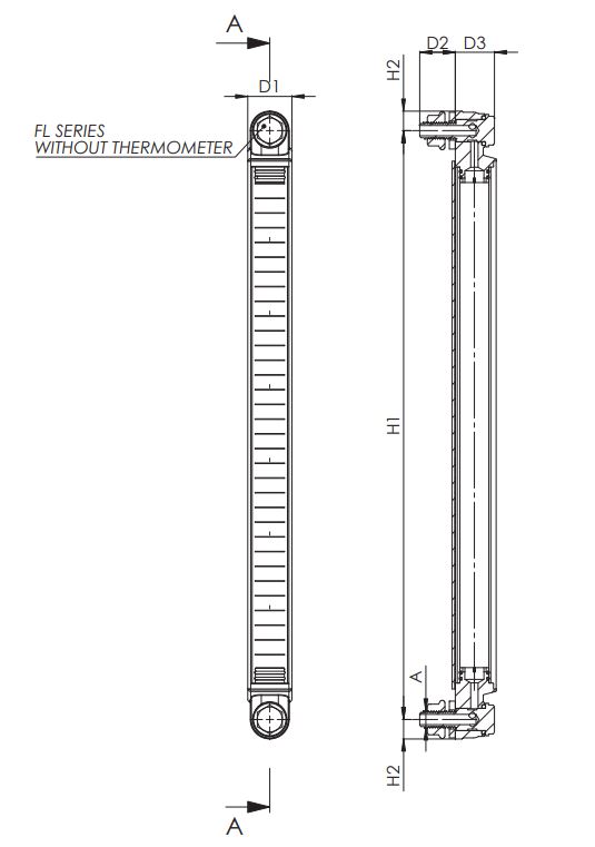 FL60M12 oil level indicator