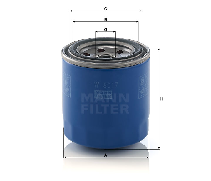 MANN-FILTER W8017 Wechselfilter