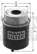 MANN-FILTER WK8150 Kraftstoffwechselfilter