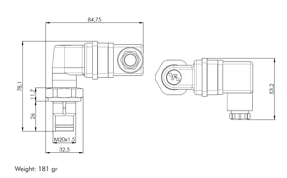 ESLXF5 differential pressure switch 5 bar (el.)