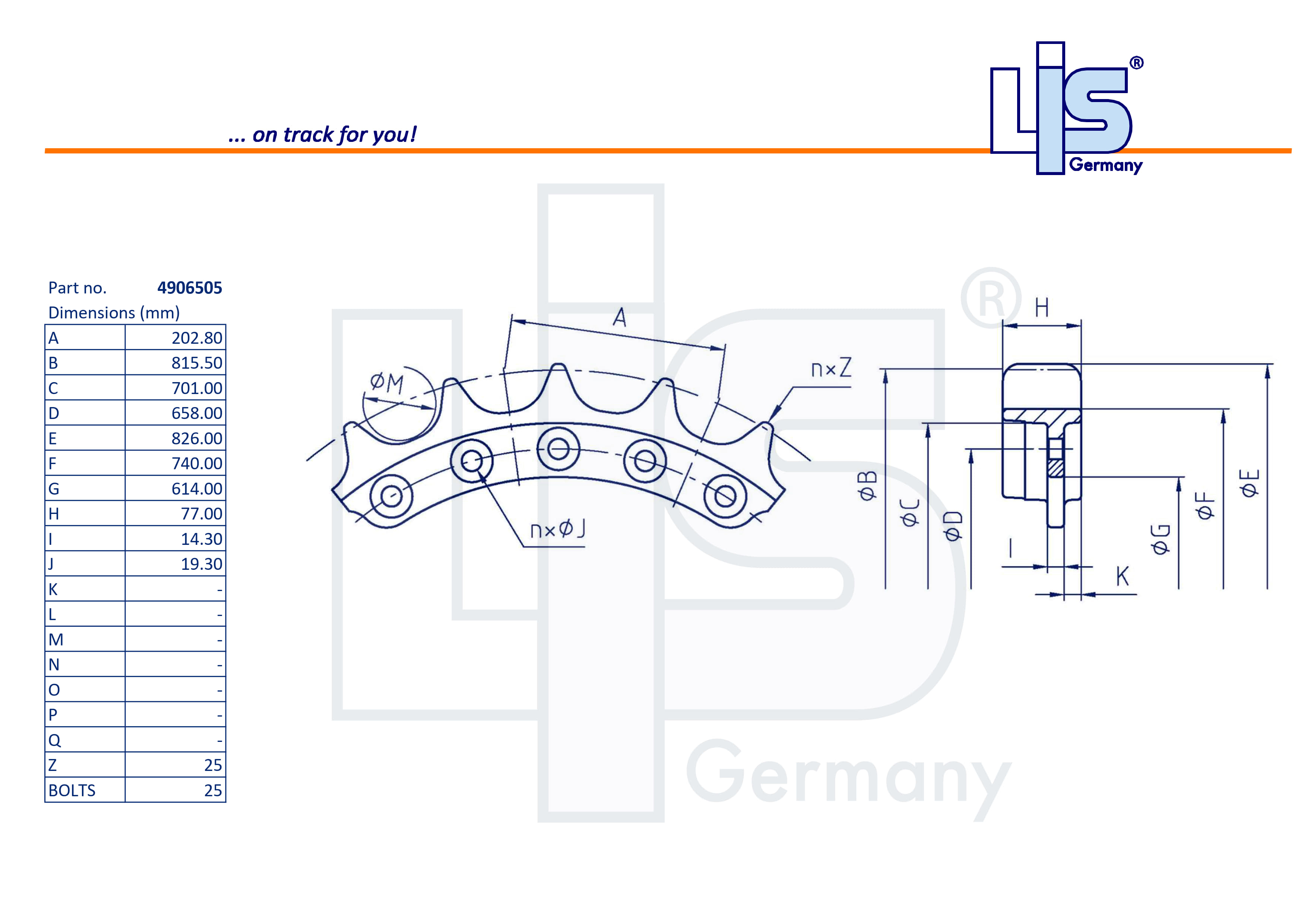 SEGMENT GROUP D6T D6XE