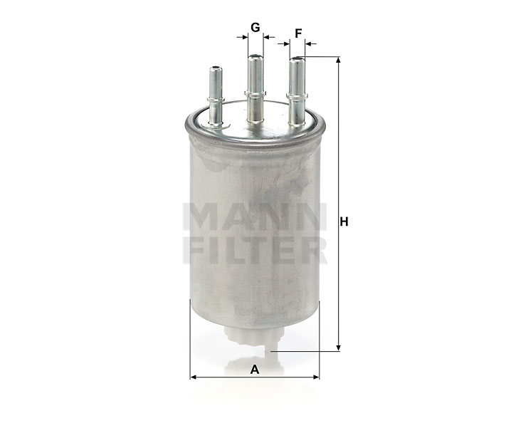 MANN-FILTER WK829/6 Kraftstoff-Leitungsfilter (Inline)