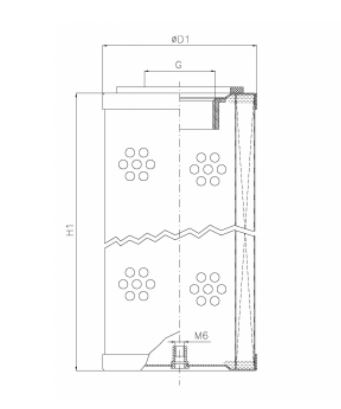 FILTREC WP500 air filter element