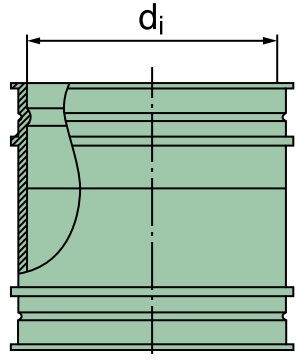 MANN+HUMMEL 3910027999 Verbindungsstutzen 50 x 68mm (TPE)
