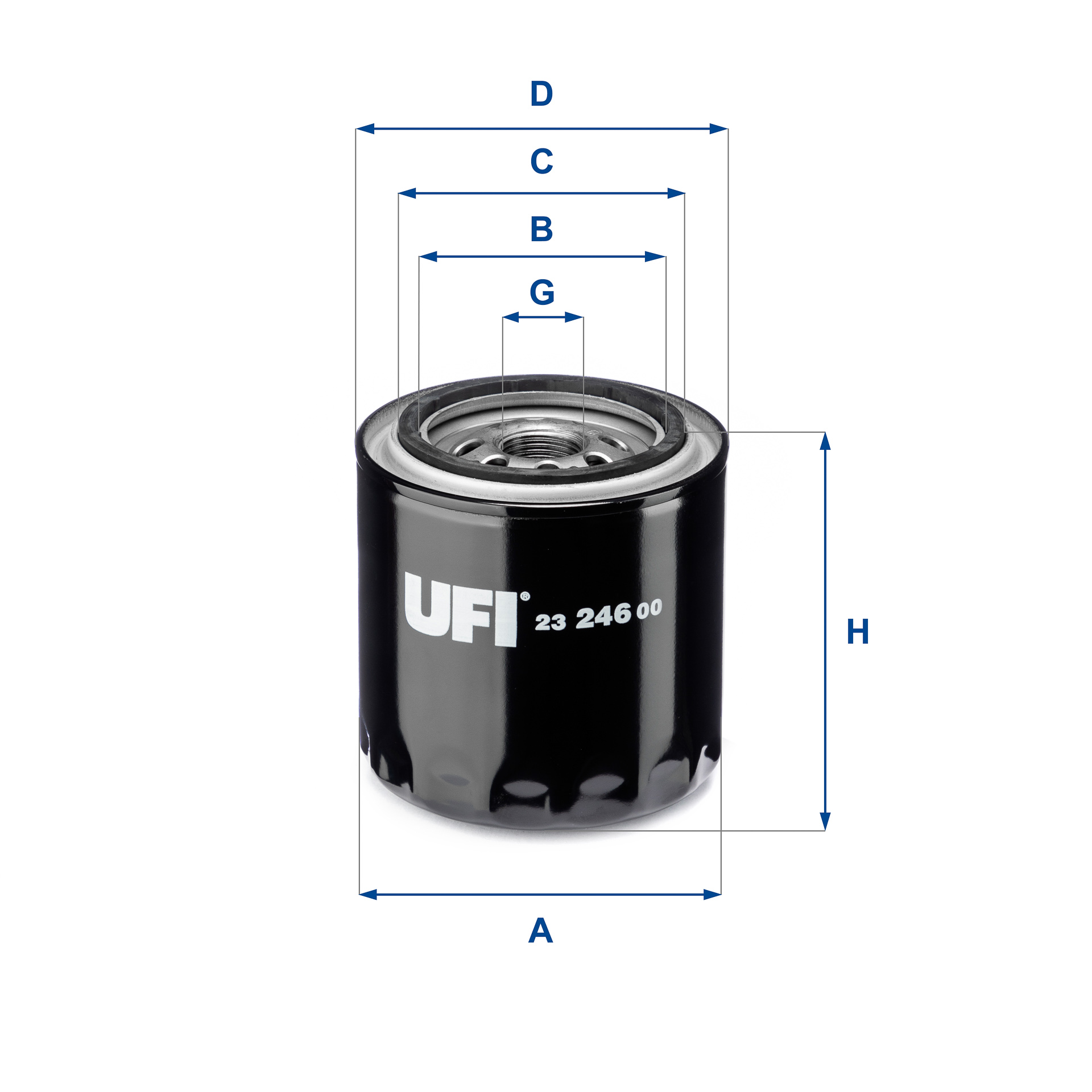 HIFI FILTER 23.246.00 Ölfilter SpinOn