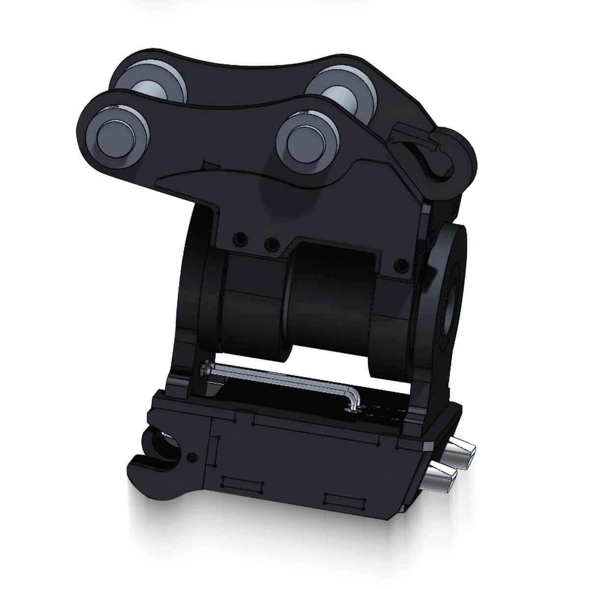 Hydraulischer Tilt Schwenkwechsler HS08 180° für Bagger 5–8 t mit Double-Lock-System