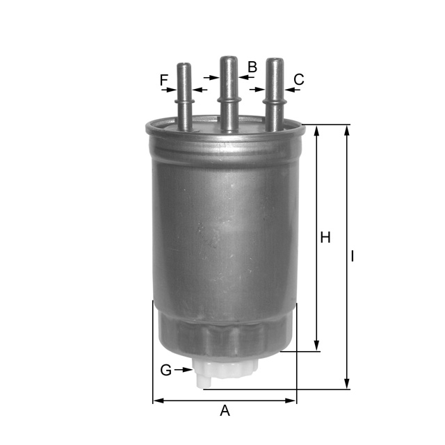 Fil Filter ZP05/8F Kraftstoff-Leitungsfilter (Inline)
