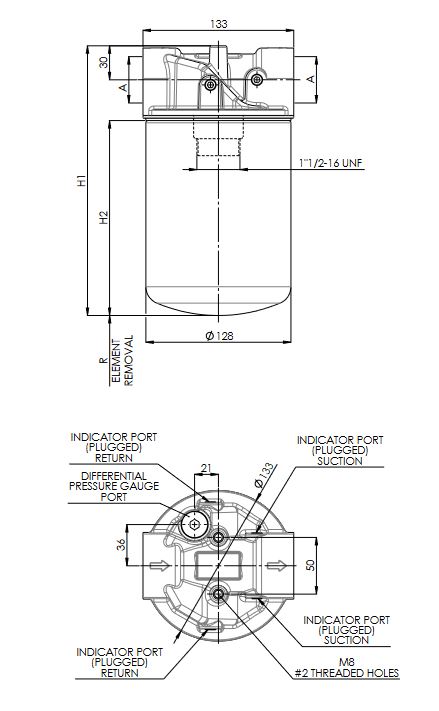 FILTREC FAHA150000BB6DS000S0 Leitungsfilter (Druckfilter)