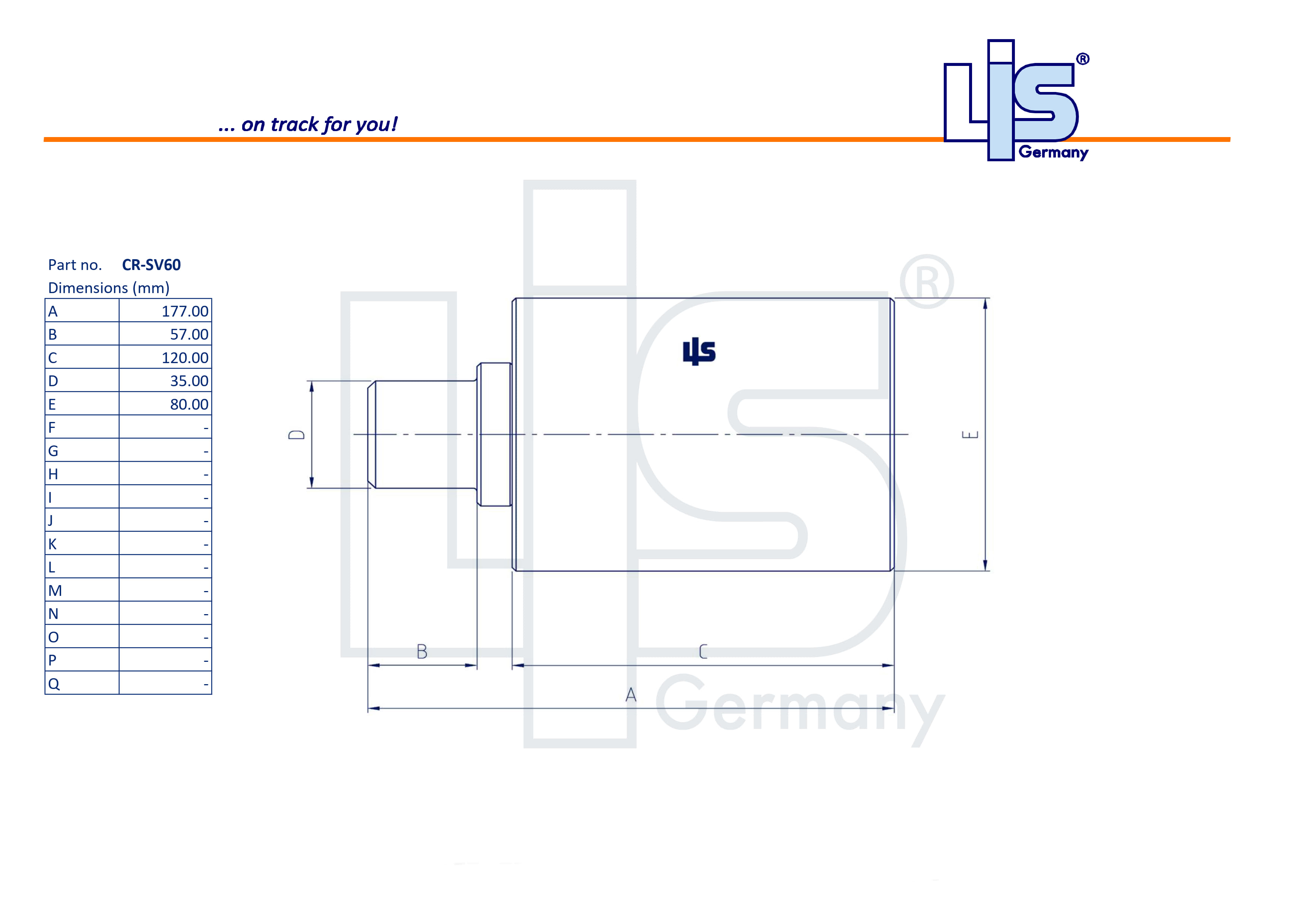 LIS Top Roller suits Yanmar SV60