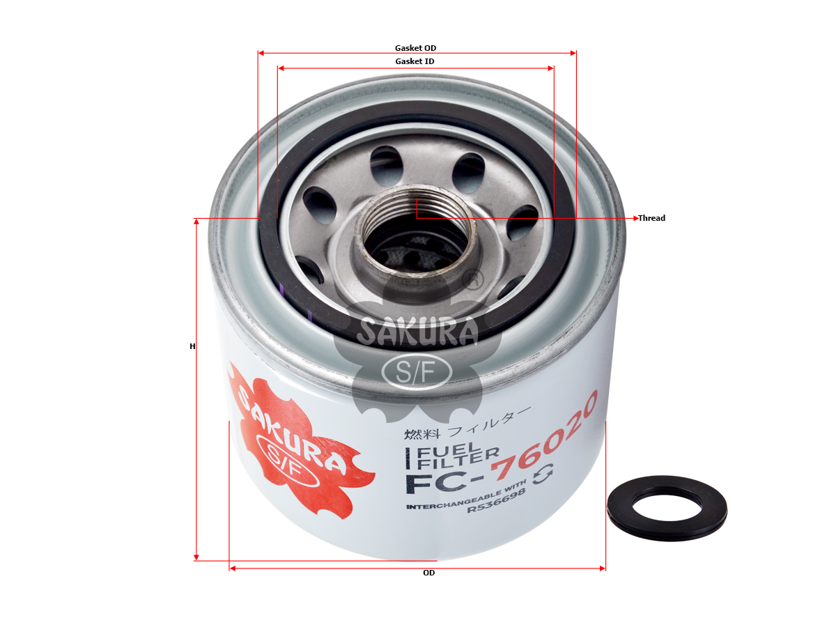 SAKURA FC-76020 fuel filter element