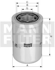 MANN-FILTER W14005 oil filter
