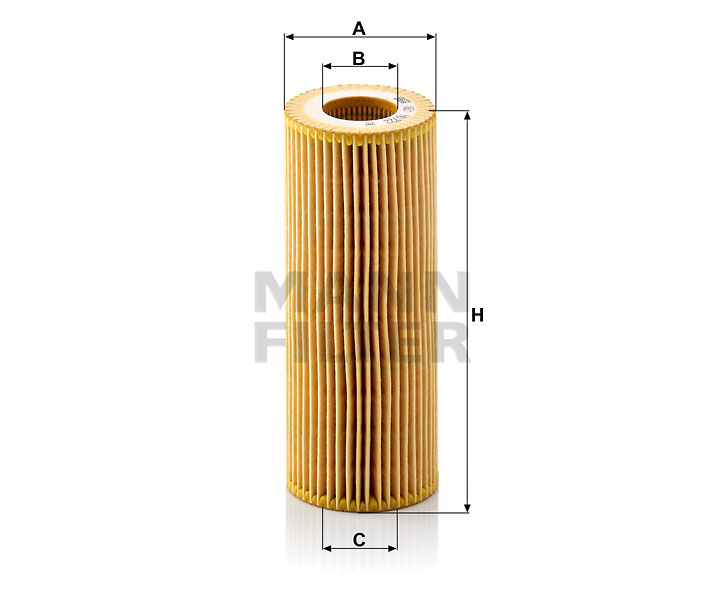 MANN-FILTER HU722x Flüssigkeitsfilterelement (metallfrei)