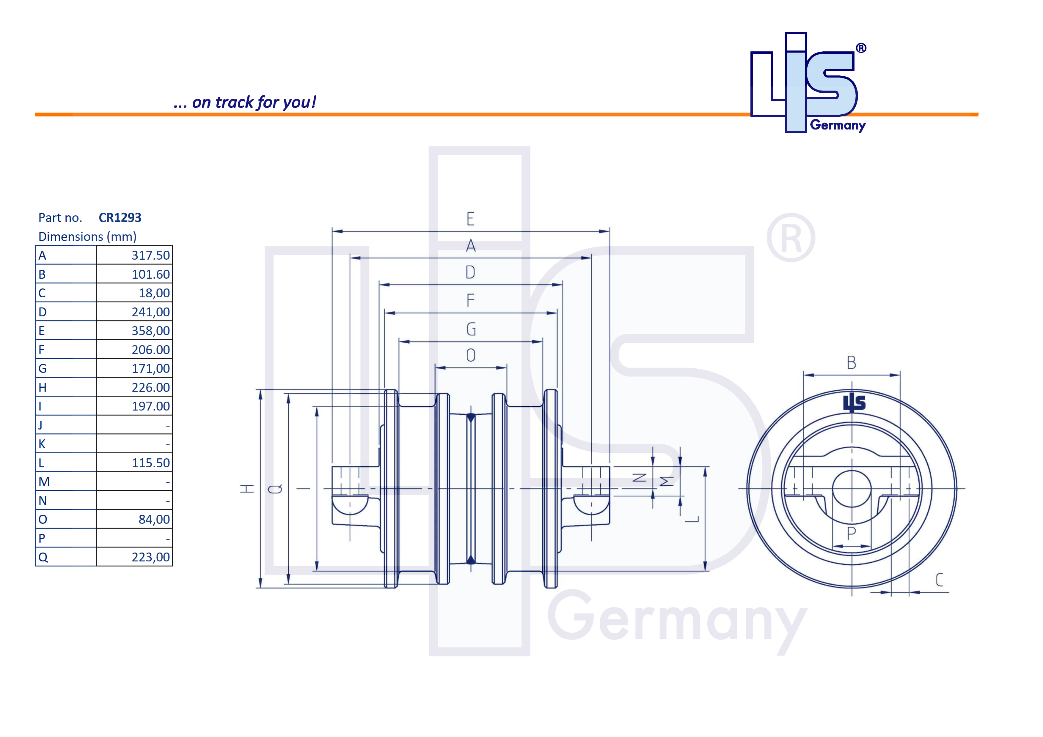 TRACK ROLLER DF