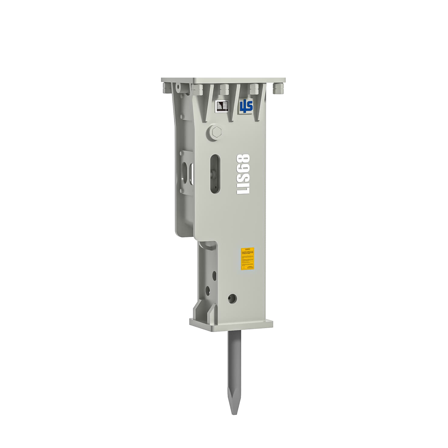 LIS Hydraulikhammer 4,0t-7,0t Minibagger mit
neutraler Adapterplatte ohne Aufnahme