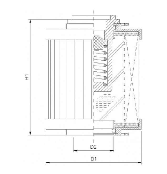 FILTREC R122C25C Hydraulikfilterelement (Rücklauffilter)