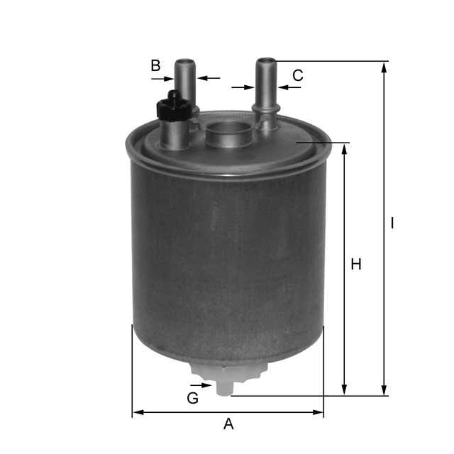 Fil Filter ZP8108FMBM Kraftstoff-Leitungsfilter Inline