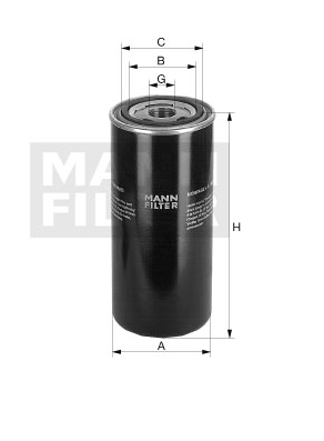 MANN-FILTER WD962/15 Wechselfilter SpinOn