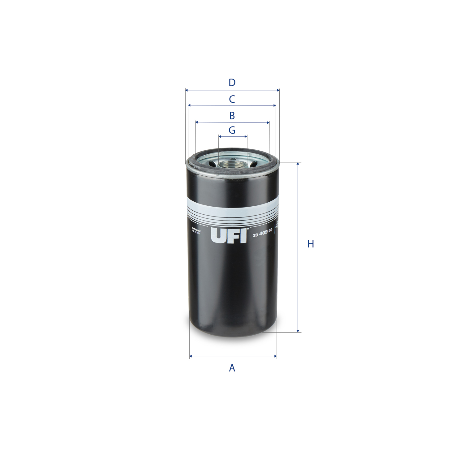 UFI FILTERS 23.409.00 Ölfilter SpinOn