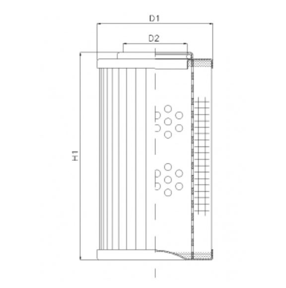 DHD55G03V Hydraulikfilterelement (Druckfilter)