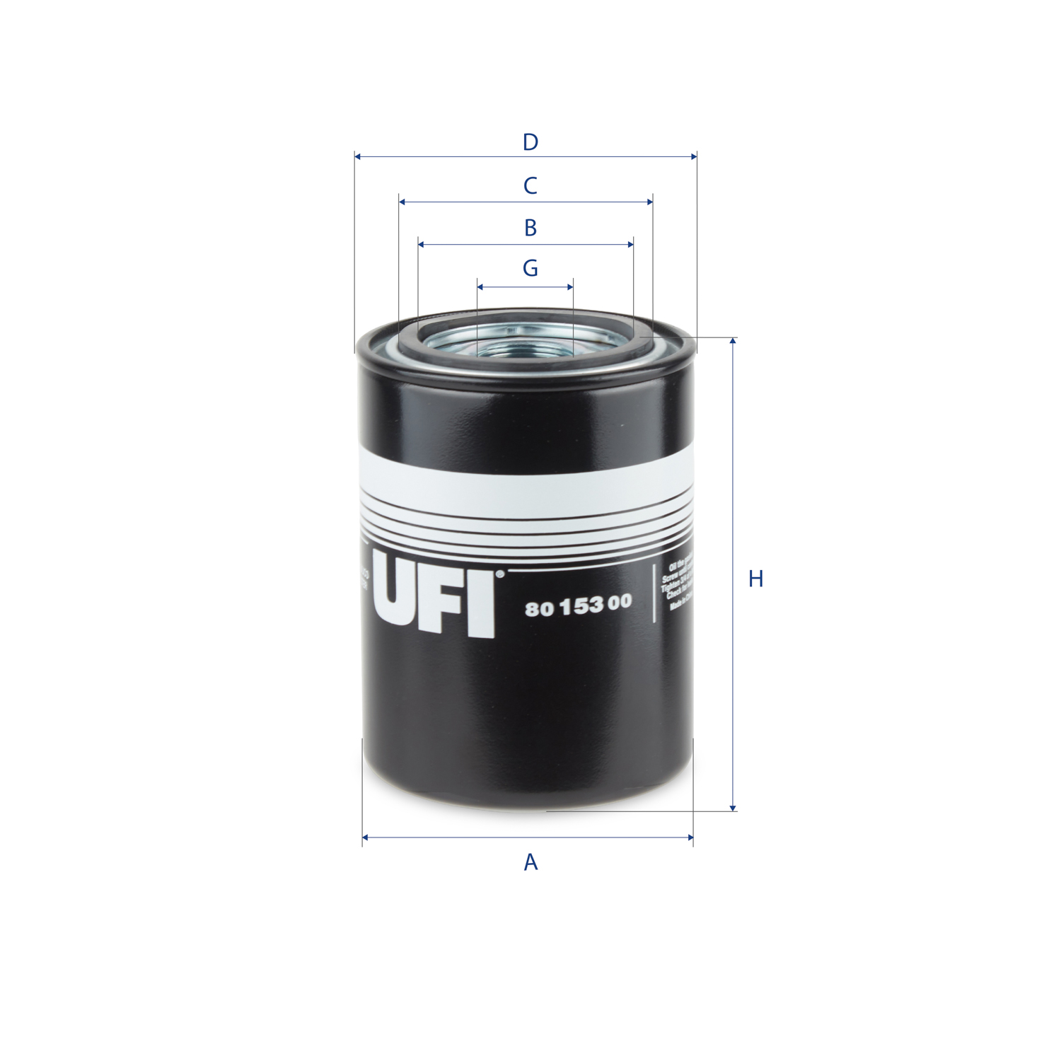 UFI FILTERS 80.153.00 Hydraulikfilter SpinOn