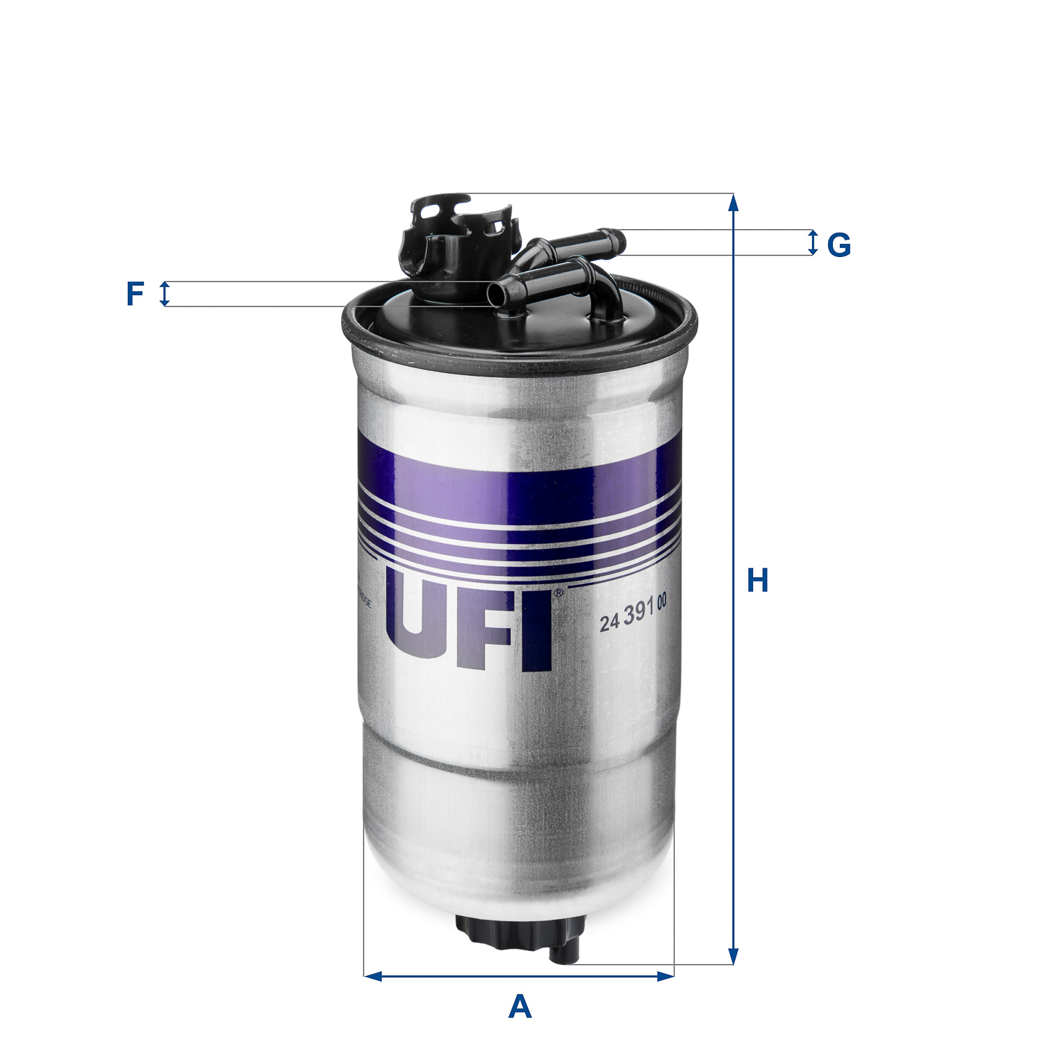 UFI FILTERS 24.391.00 Kraftstoff-Leitungsfilter Inline