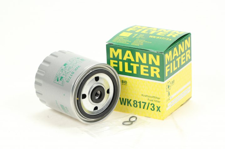 MANN-FILTER WK817/3x Kraftstoffwechselfilter
