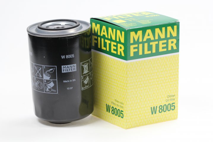MANN-FILTER W8005 oil filter spin-on