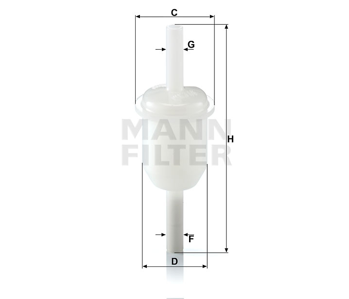 MANN-FILTER WK31/4(10) Kraftstoff-Leitungsfilter (Inline)