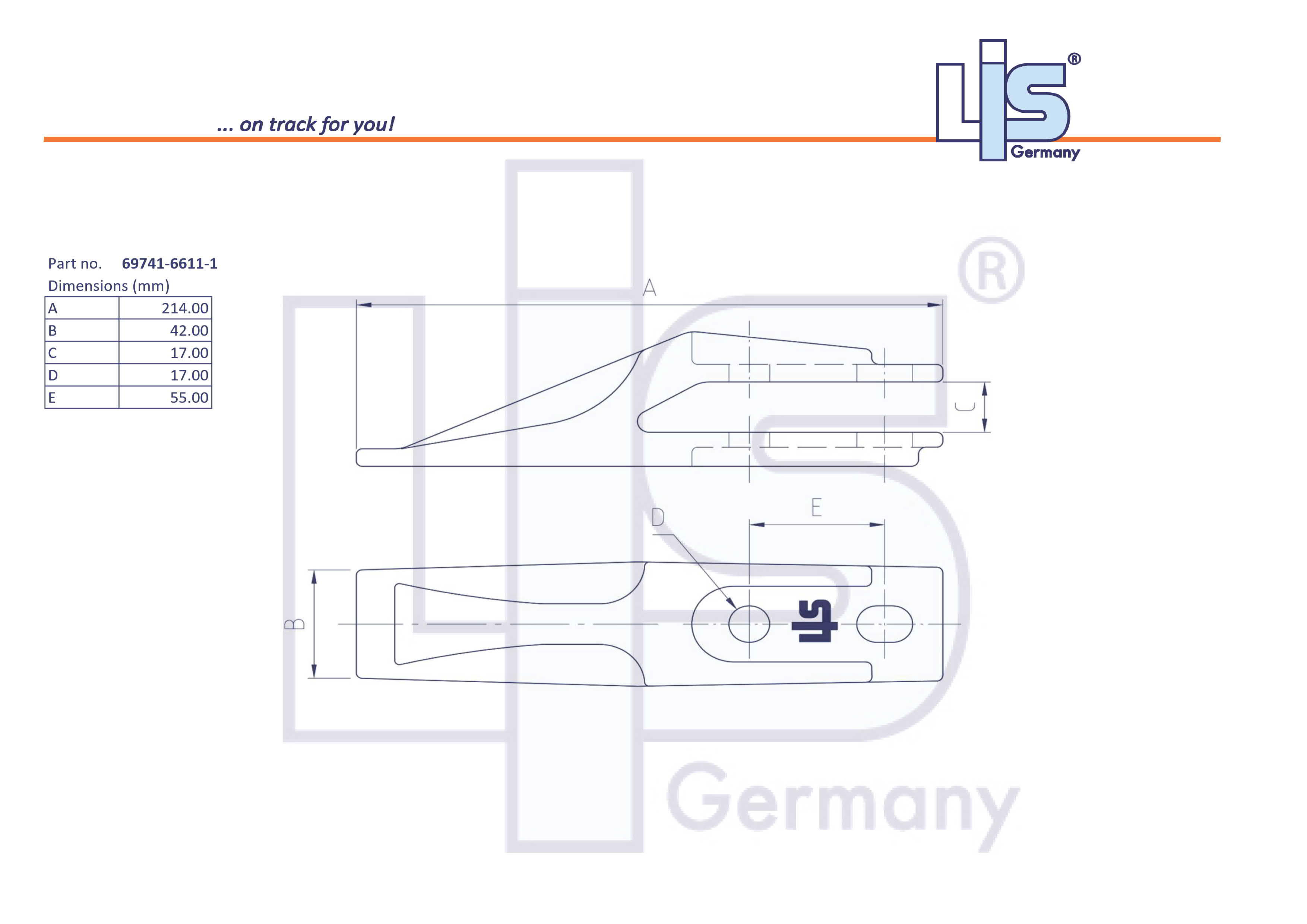 LIS® Gabelzahn (Anschraubzahn) 55mm
Lochabstand | Passend für Kubota