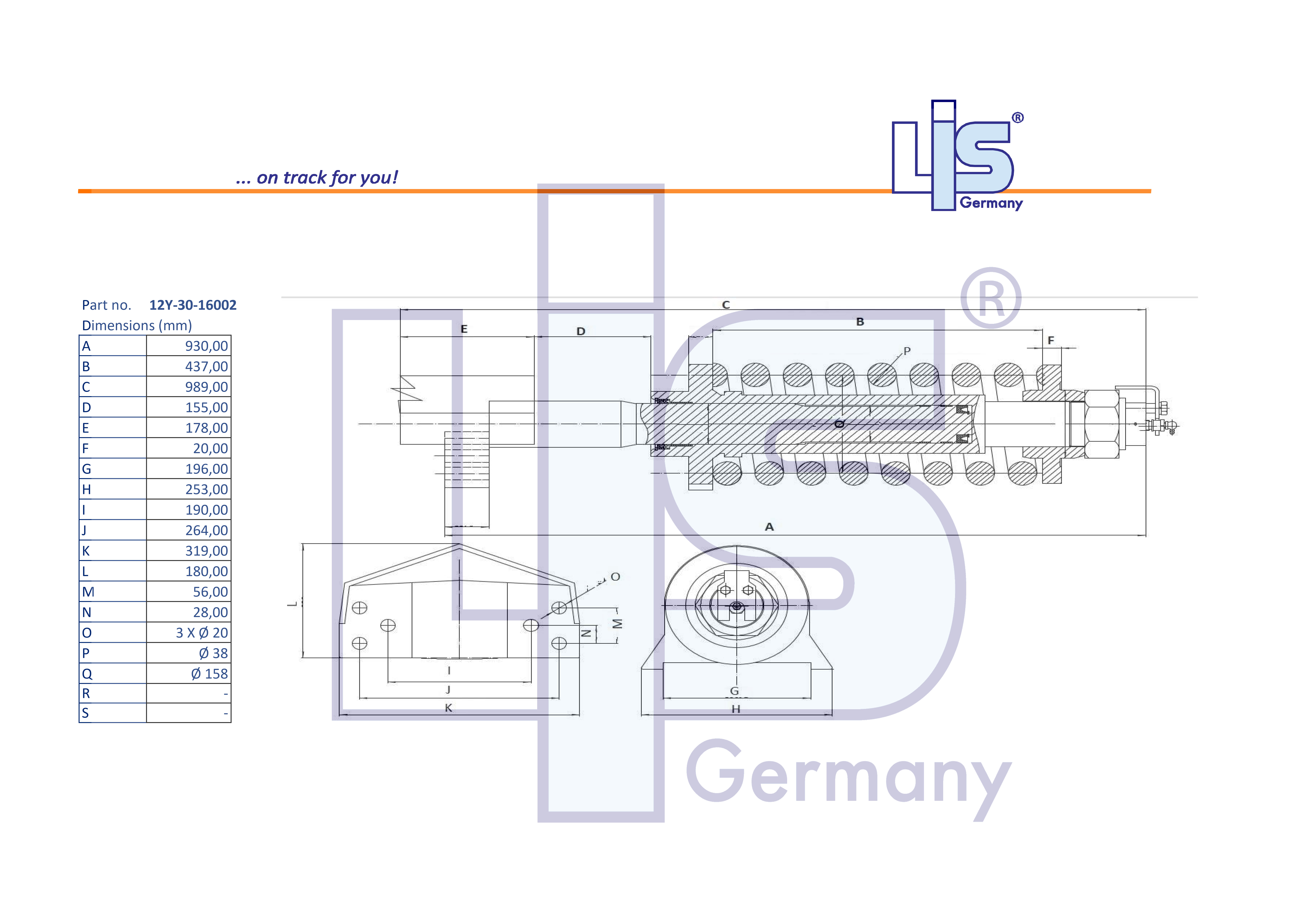 Spanneinheit für Komatsu D51EX-22