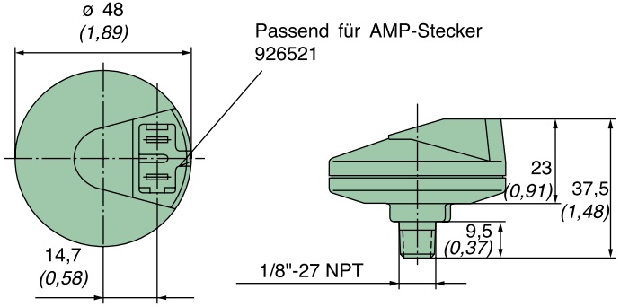 MANN+HUMMEL 3905570962 Wartungsschalter, Schließer, 55mbar