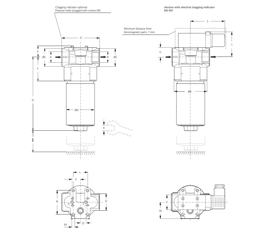 ARGO-HYTOS D042-156 Druckfilter