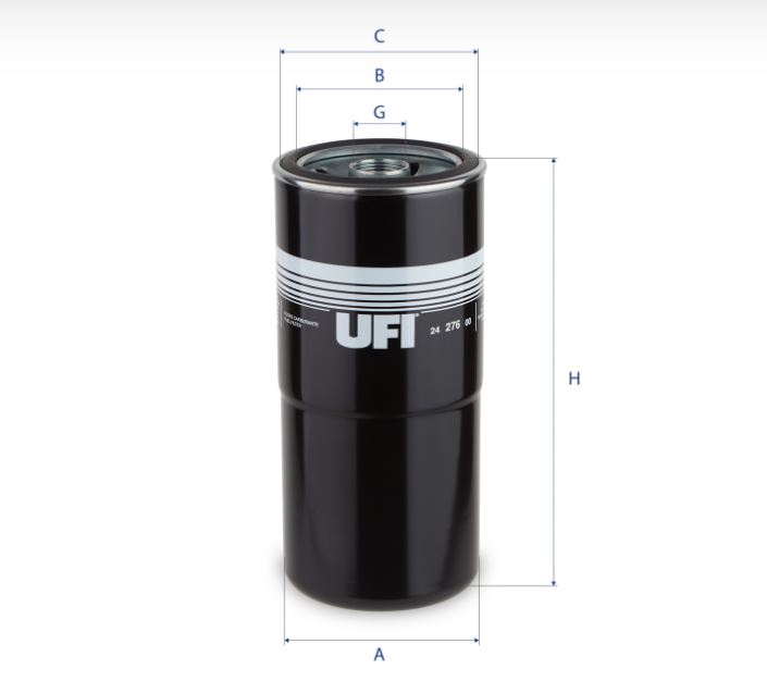 UFI FILTERS 24.276.00 fuel filter spin-on
