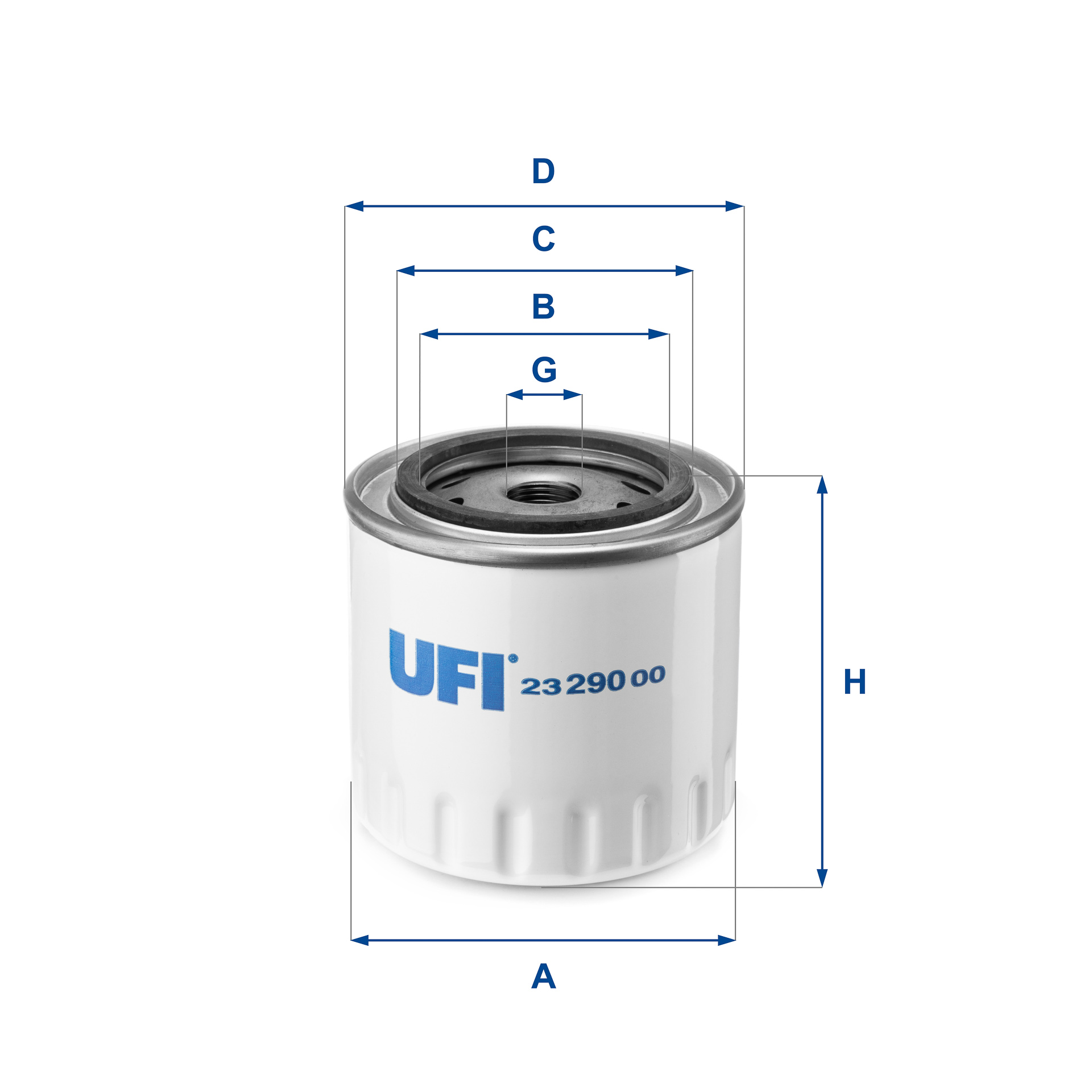 UFI FILTERS 23.290.00 Ölfilter SpinOn