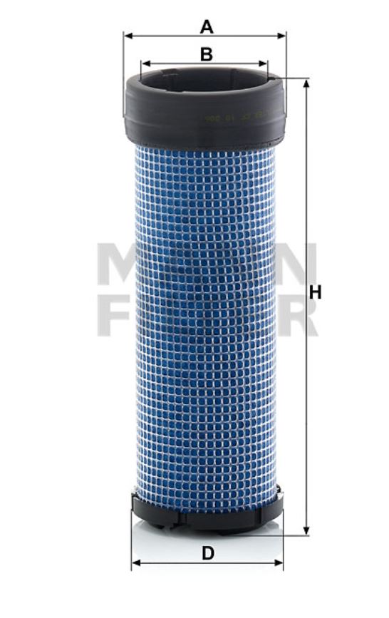 MANN-FILTER CF10006 air filter element (secondary)