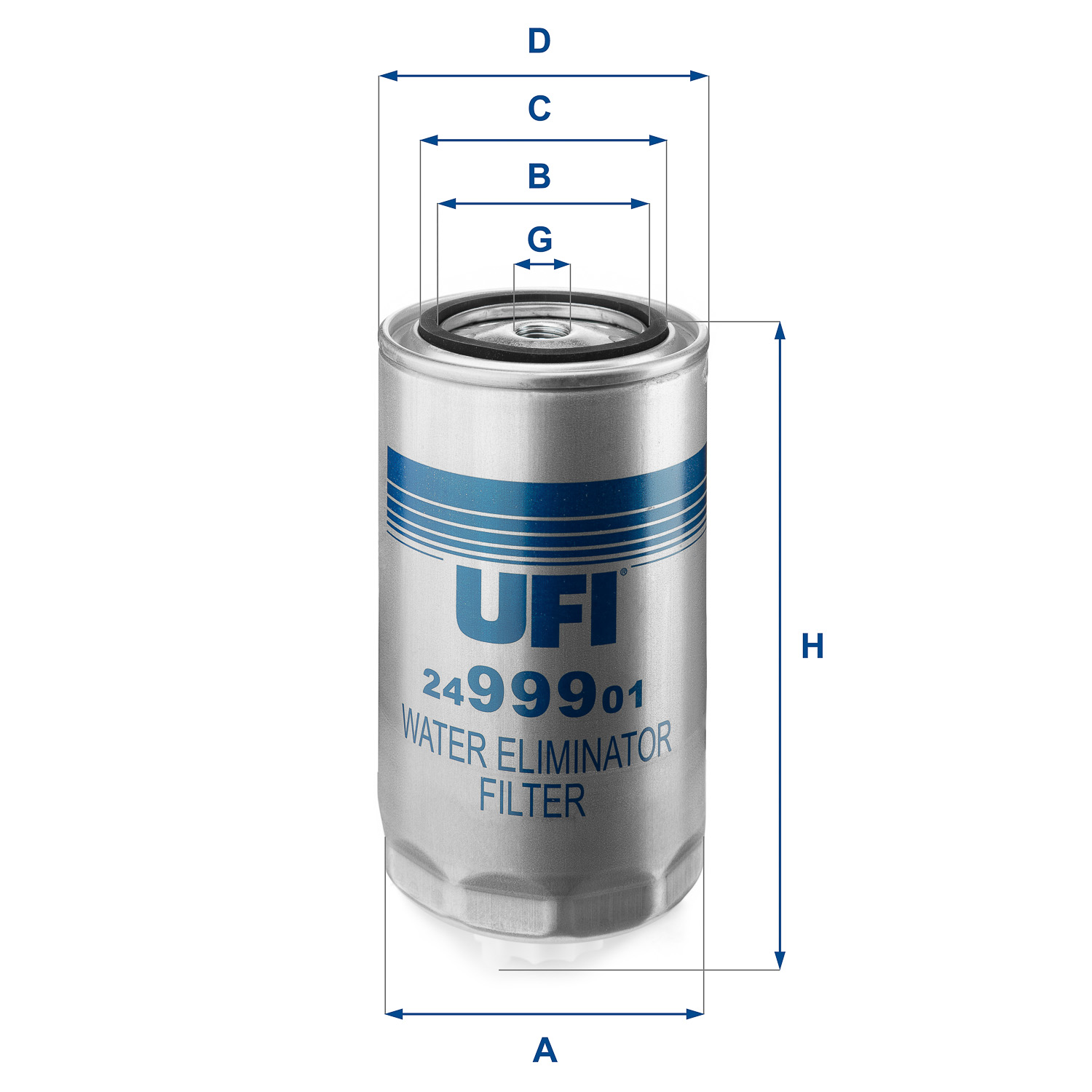 UFI FILTERS 24.999.01 Kraftstofffilterelement