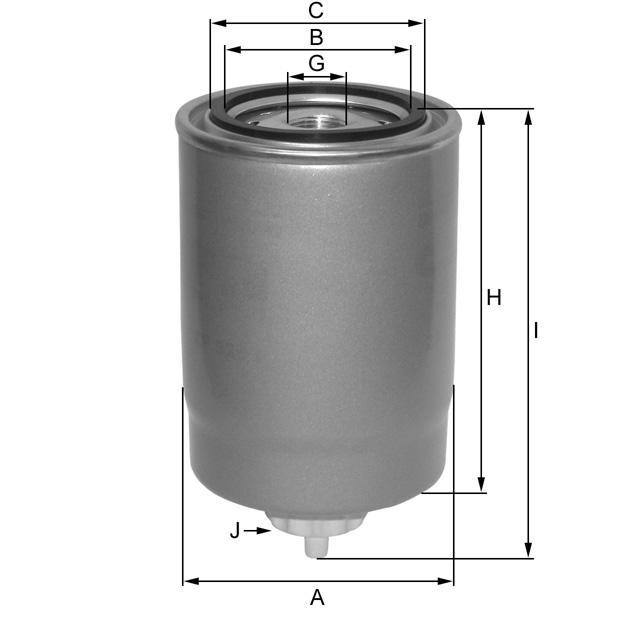Fil Filter ZP3070F Kraftstofffilter SpinOn
