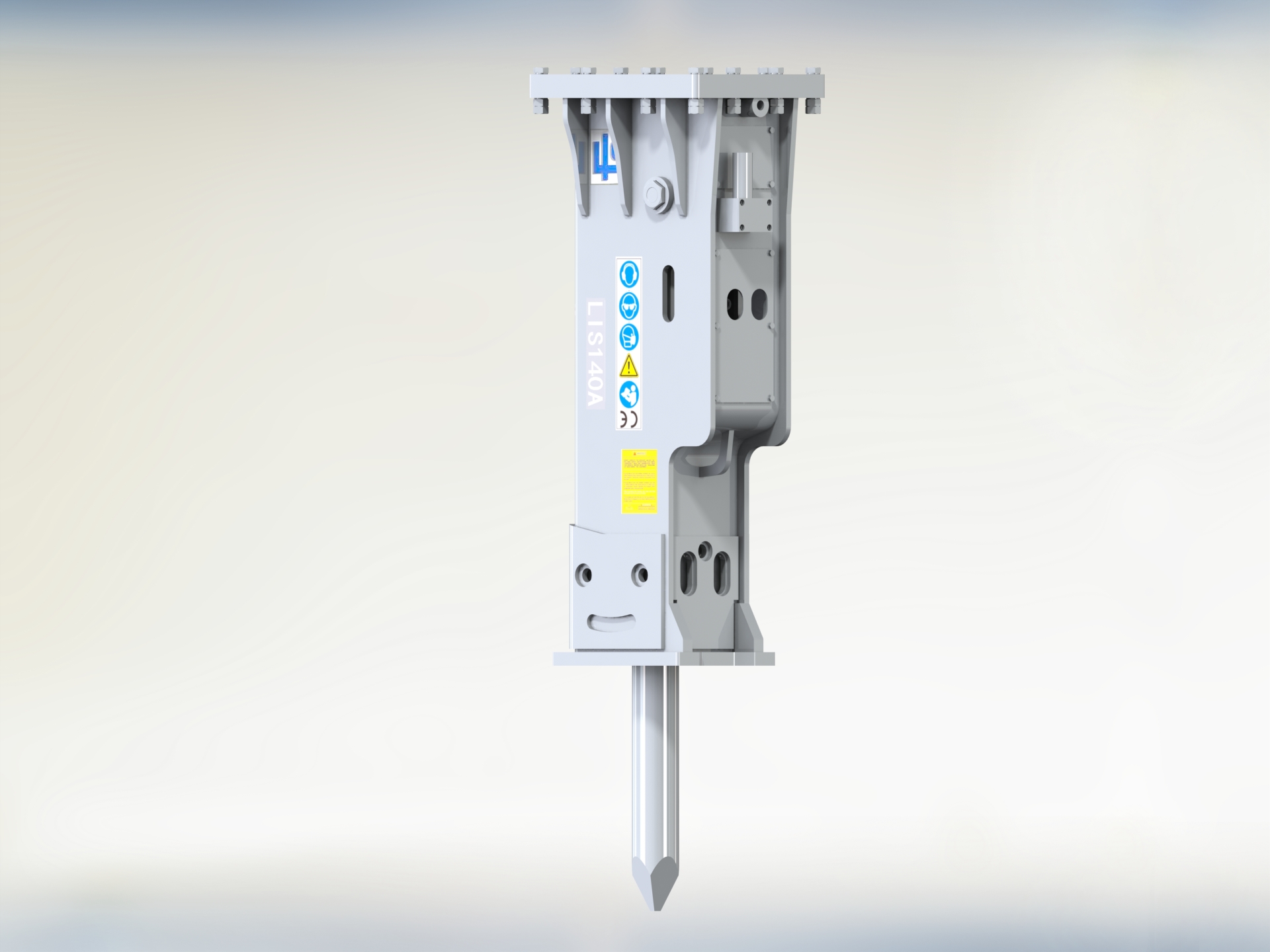 LIS Hydraulikhammer 18,0t-25,0t Bagger
mit neutrale Adapterplatte ohne Aufnahme